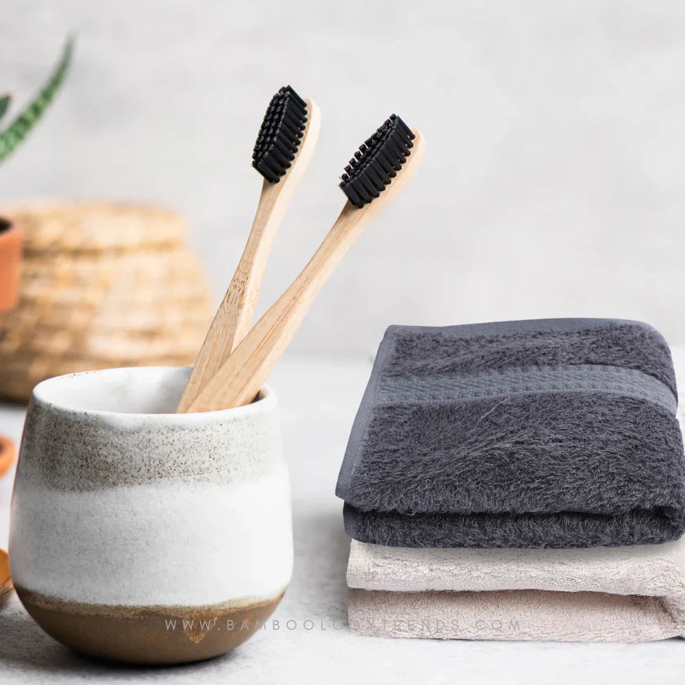 Bamboo Face Towel | Pack Of 2 - EarthBased 