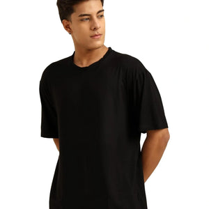 Men Oversized Bamboo T-Shirt – Soft, Breathable & Sustainable - EarthBased 