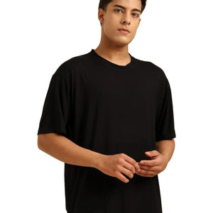 Men Oversized Bamboo T-Shirt – Soft, Breathable & Sustainable - EarthBased 
