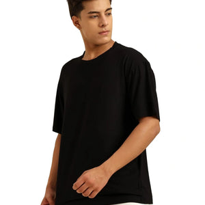 Men Oversized Bamboo T-Shirt – Soft, Breathable & Sustainable - EarthBased 