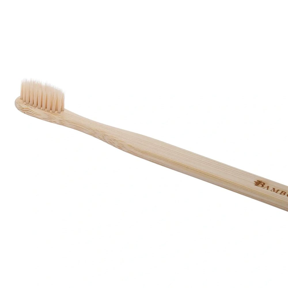 Bamboo Toothbrush With Plant Based Bristles Pack of 4 - EarthBased 