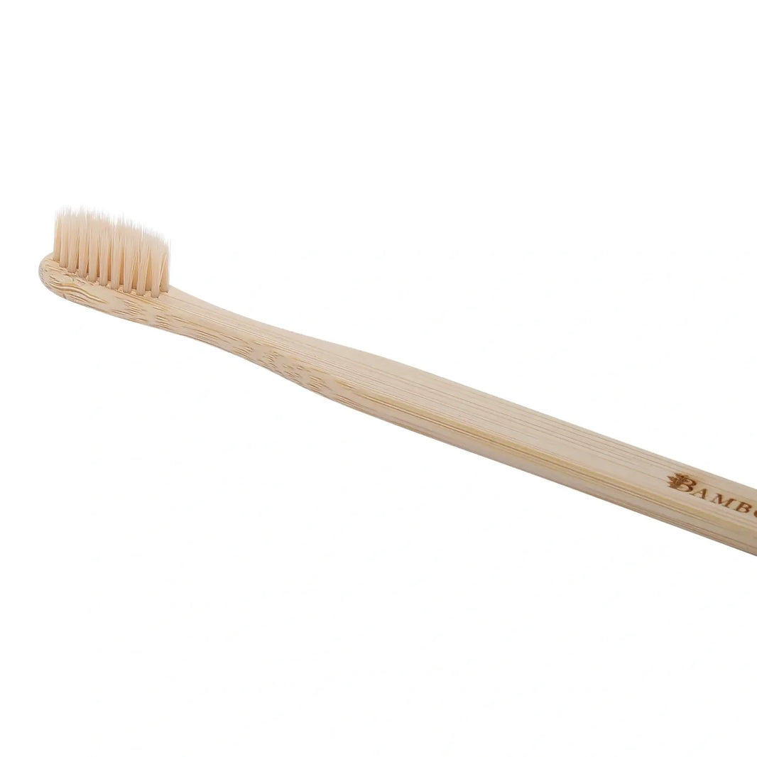 Bamboo Toothbrush With Plant Based Bristles Pack of 4 - EarthBased 