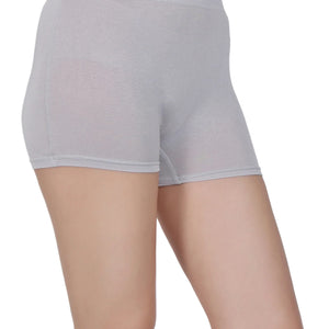 Bamboo Fabric Mid Rise Shorts | Black and Gray | Pack of 2 - EarthBased 