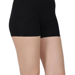 Bamboo Fabric Mid Rise Shorts | Black and Gray | Pack of 2 - EarthBased 