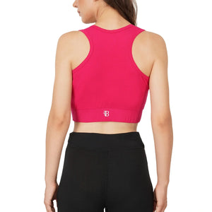 Bamboo Fabric Sports Bra | Non Padded, Non Wired, Seamless and Full Coverage | Bold - EarthBased 
