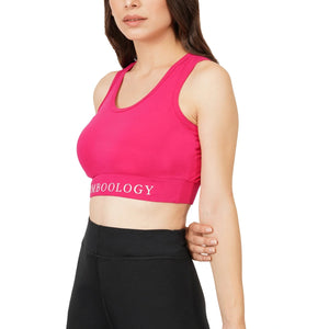 Bamboo Fabric Sports Bra | Non Padded, Non Wired, Seamless and Full Coverage | Bold - EarthBased 