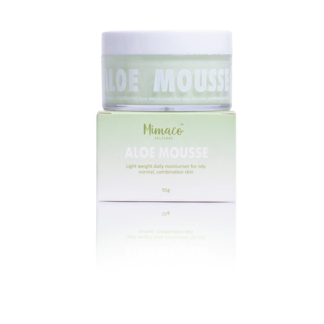 ALOE MOUSSE face moisturiser for Nourishment (normal/ oily/ combination skin) - EarthBased 