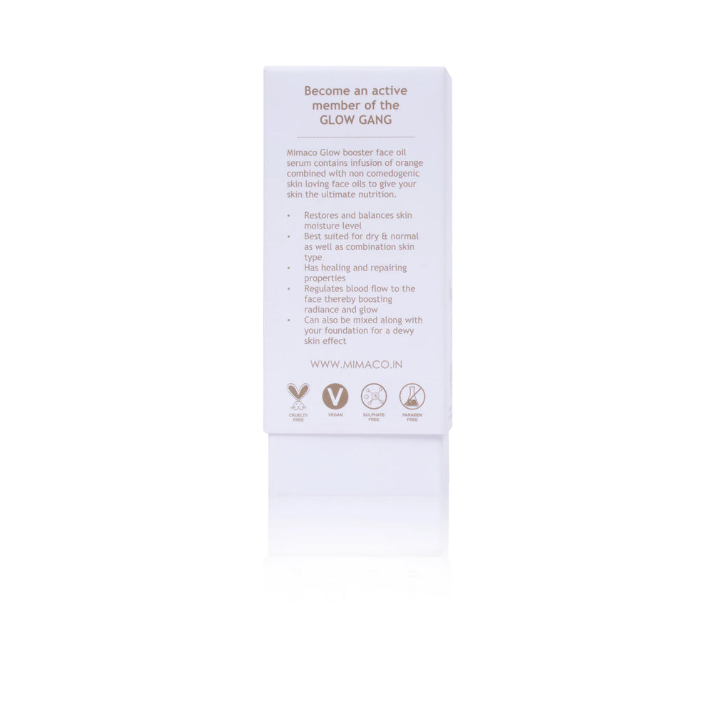 GLOW FACE OIL SERUM- 30ml - EarthBased 