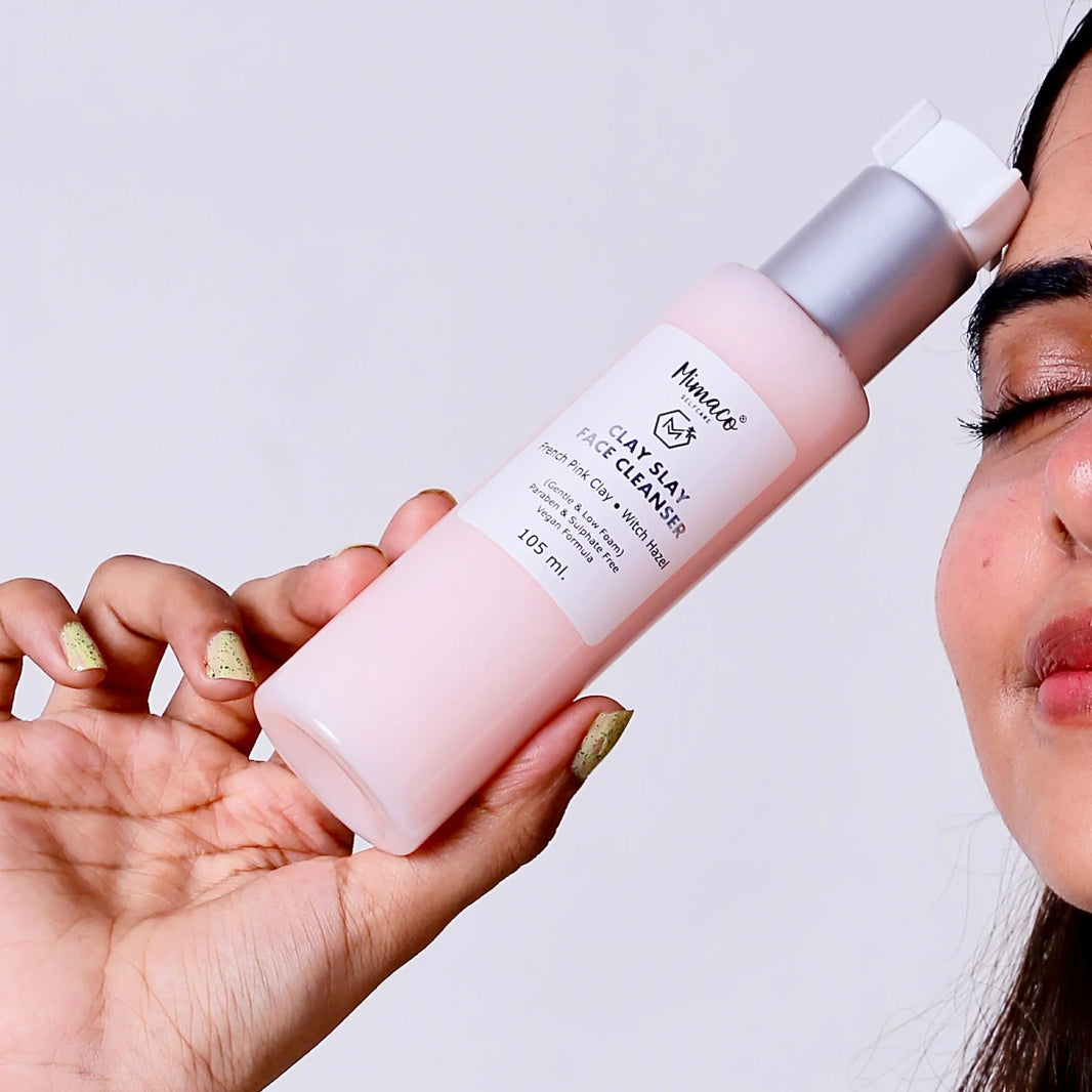 Clay Slay - FACE CLEANSER with French Pink Clay, Witch Hazel - EarthBased 