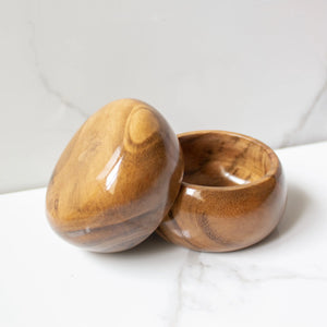 Bulgy Flat Bowl (Set of 2) - EarthBased 