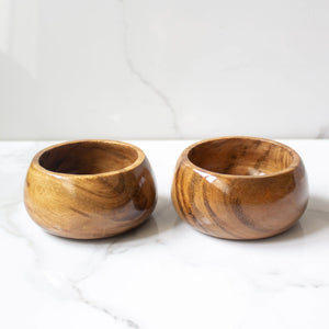 Bulgy Flat Bowl (Set of 2) - EarthBased 