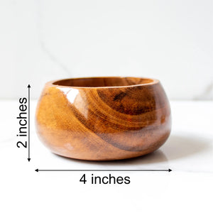 Bulgy Flat Bowl (Set of 2) - EarthBased 