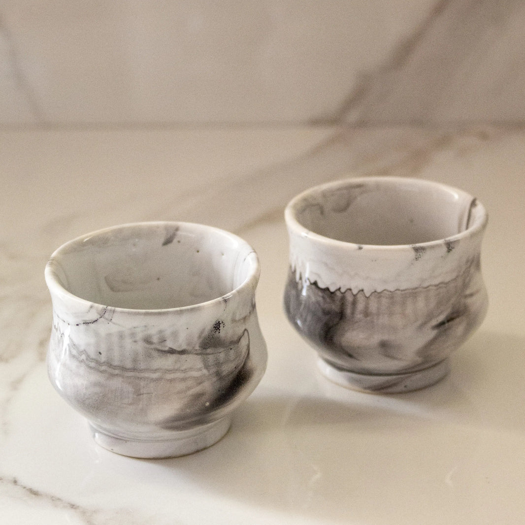 Charcoal Pinch Bowl (Set of 2) - EarthBased 