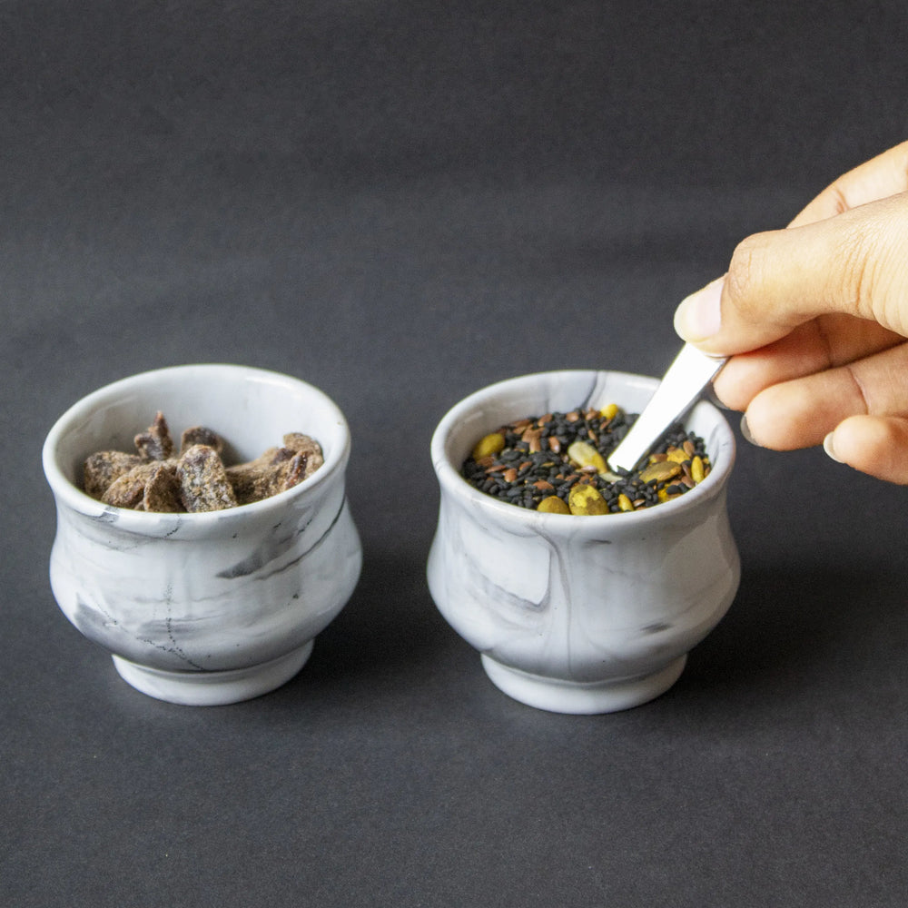 Charcoal Pinch Bowl (Set of 2) - EarthBased 