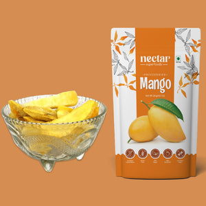 NECTAR SUPER FOODS- FREEZE DRIED MANGO SLICES- PACK OF 2 UNITS 20 GM EACH - EarthBased 