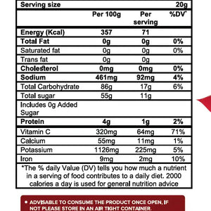 NECTAR SUPERFOODS- FREEZE DRIED LYCHEE WHOLE- PACK OF 2 UNITS 20 GM EACH - EarthBased 