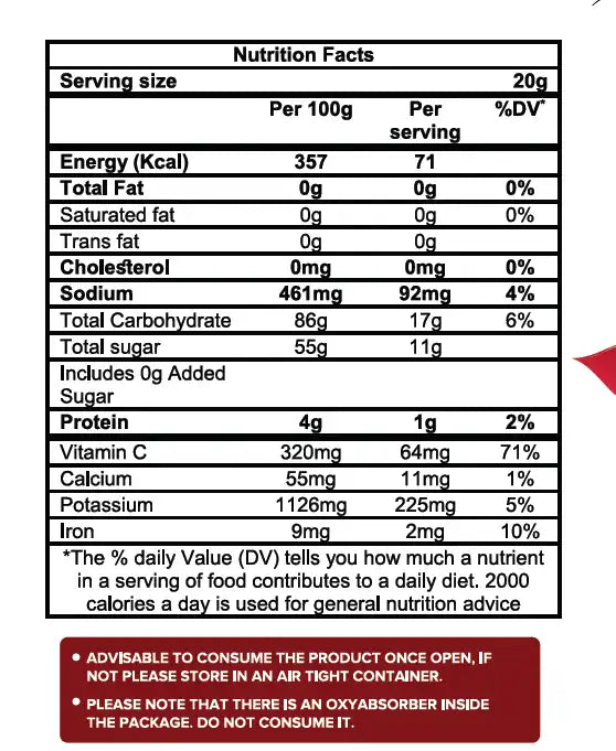 NECTAR SUPERFOODS- FREEZE DRIED LYCHEE WHOLE- PACK OF 2 UNITS 20 GM EACH - EarthBased 