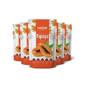 NECTAR SUPER FOODS- FREEZE DRIED PAPAYA CUBES- PACK OF 2 UNITS 20 GM EACH - EarthBased 