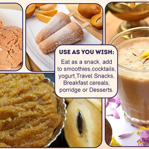 NECTAR SUPERFOODS- FREEZE DRIED SAPOTA SLICES- PACK OF 2 UNITS 20 GM EACH - EarthBased 