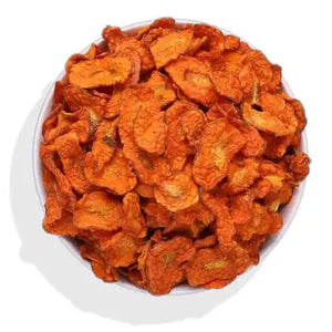 NECTAR SUPERFOODS- SUN DRIED AIR FRIED CARROT CRUNCH CHIPS - PACK OF 3 UNITS 40 GM EACH - EarthBased 