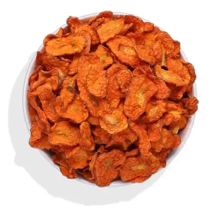 NECTAR SUPERFOODS- SUN DRIED AIR FRIED CARROT CRUNCH CHIPS - PACK OF 3 UNITS 40 GM EACH - EarthBased 
