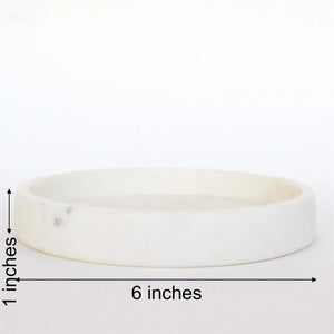 Marble Taper Platter - EarthBased 