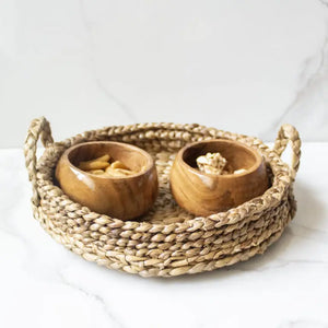 Handcrafted Woven Tray - EarthBased 