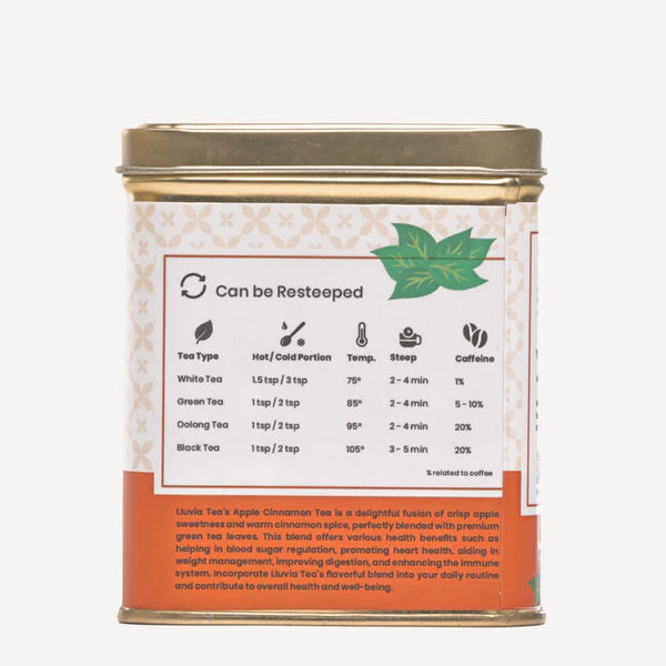 Apple Cinnamon Tea by Lluvia Tea - EarthBased 