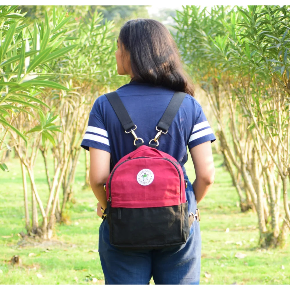 Koala Backpack - Olive Green & Charcoal Black | Clan Earth - EarthBased 