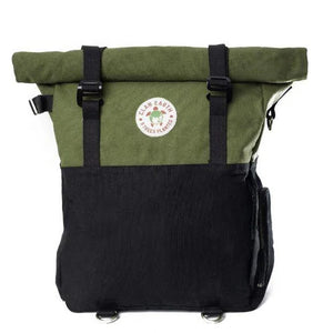Pangolin Backpack- Olive Green & Charcoal Black | Clan Earth - EarthBased 