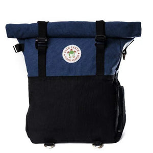 Pangolin Backpack- Navy Blue & Charcoal Black | Clan Earth - EarthBased 