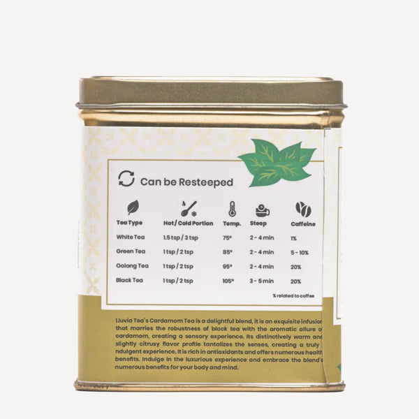 Cardamom Tea by Lluvia Tea - EarthBased 