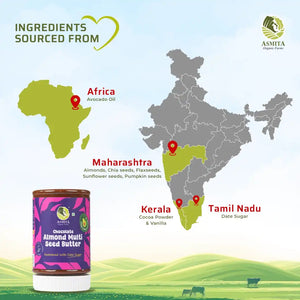 Almond Multiseed Chocolate Butter - EarthBased 