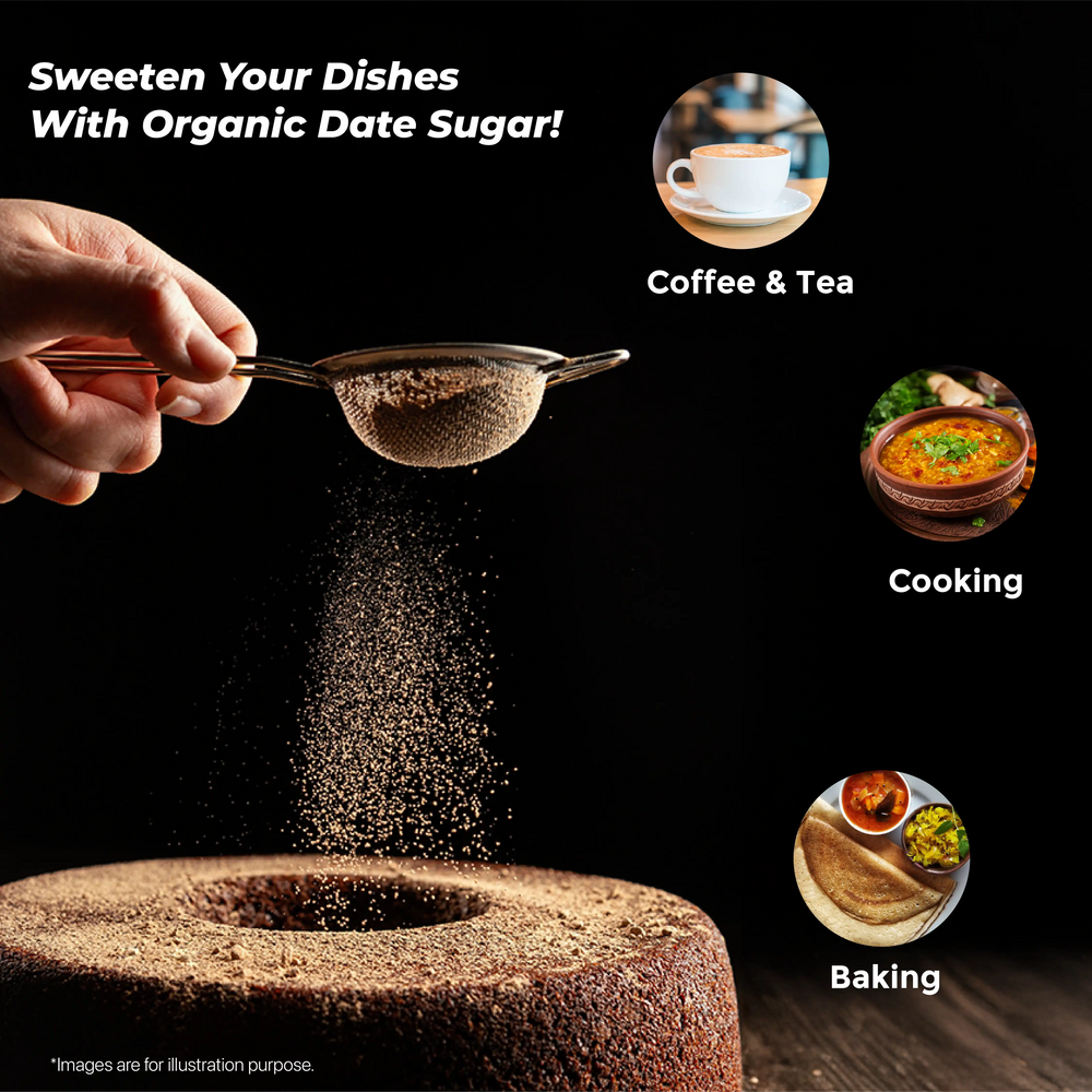 Organic Date Sugar | Dry Date Powder - EarthBased 