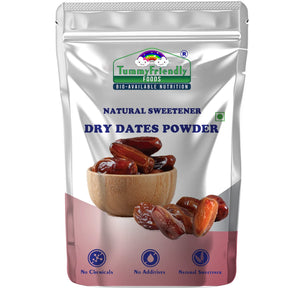 TummyFriendly Foods Dry Dates Powder from Premium Arabian Dates (300 g) - EarthBased 