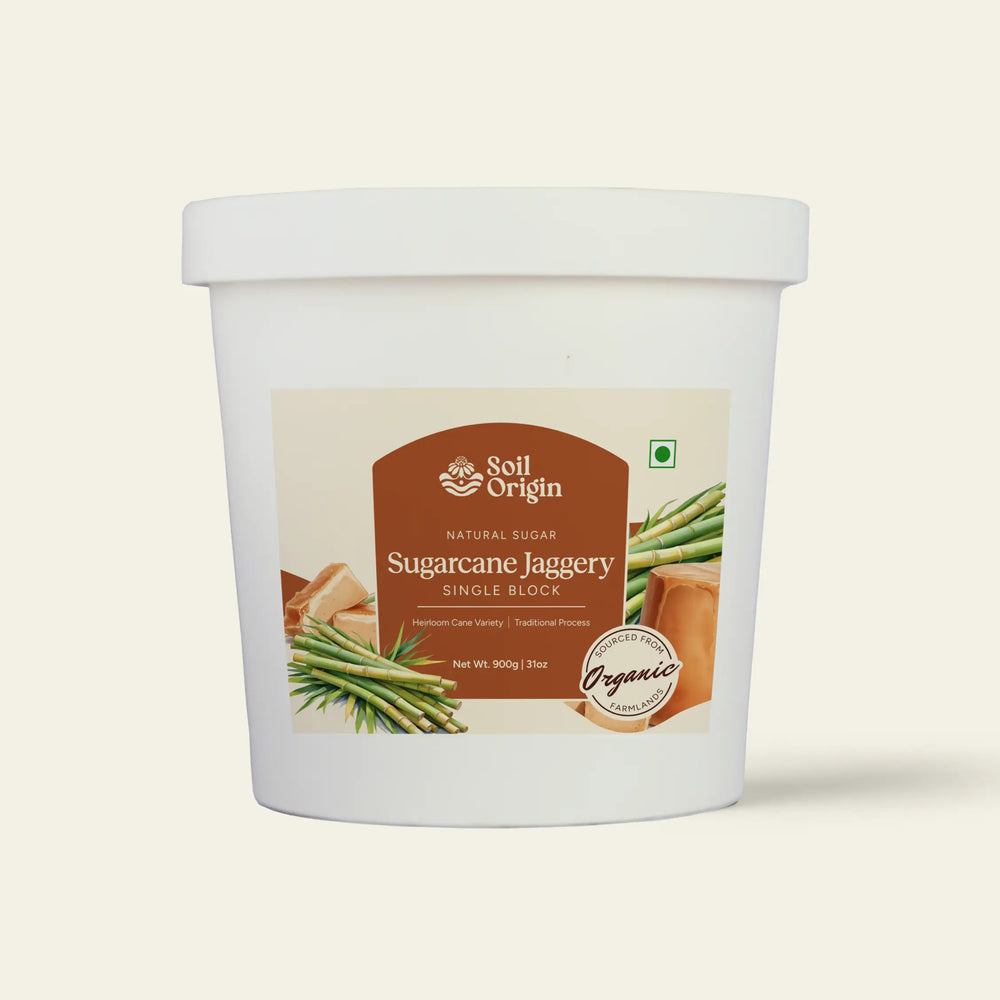 Sugarcane Jaggery Block - EarthBased 