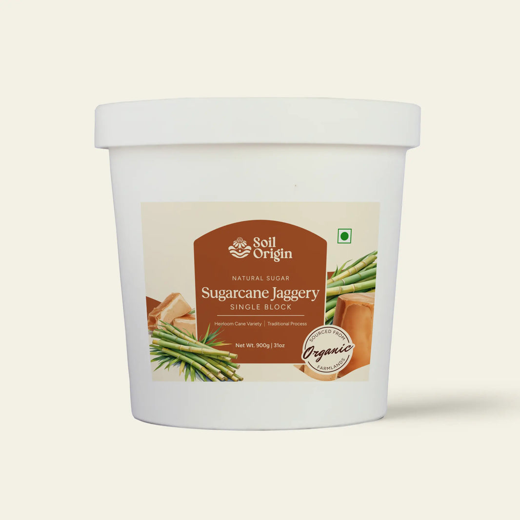 Sugarcane Jaggery Block - EarthBased 