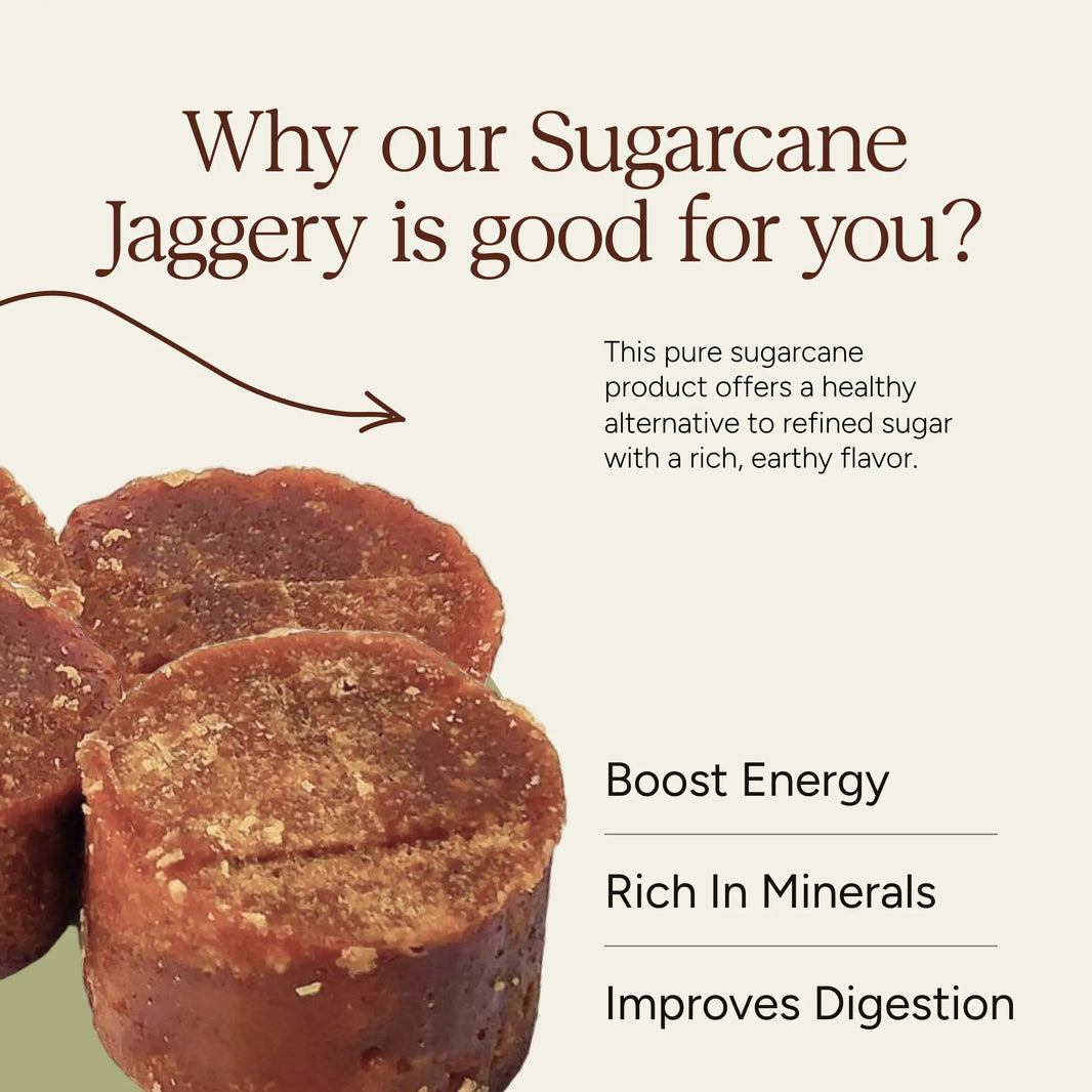 Sugarcane Jaggery Block - EarthBased 