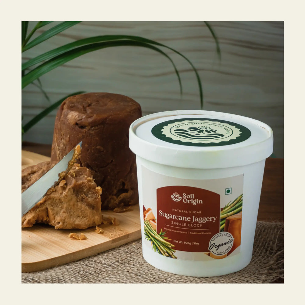 Sugarcane Jaggery Block - EarthBased 