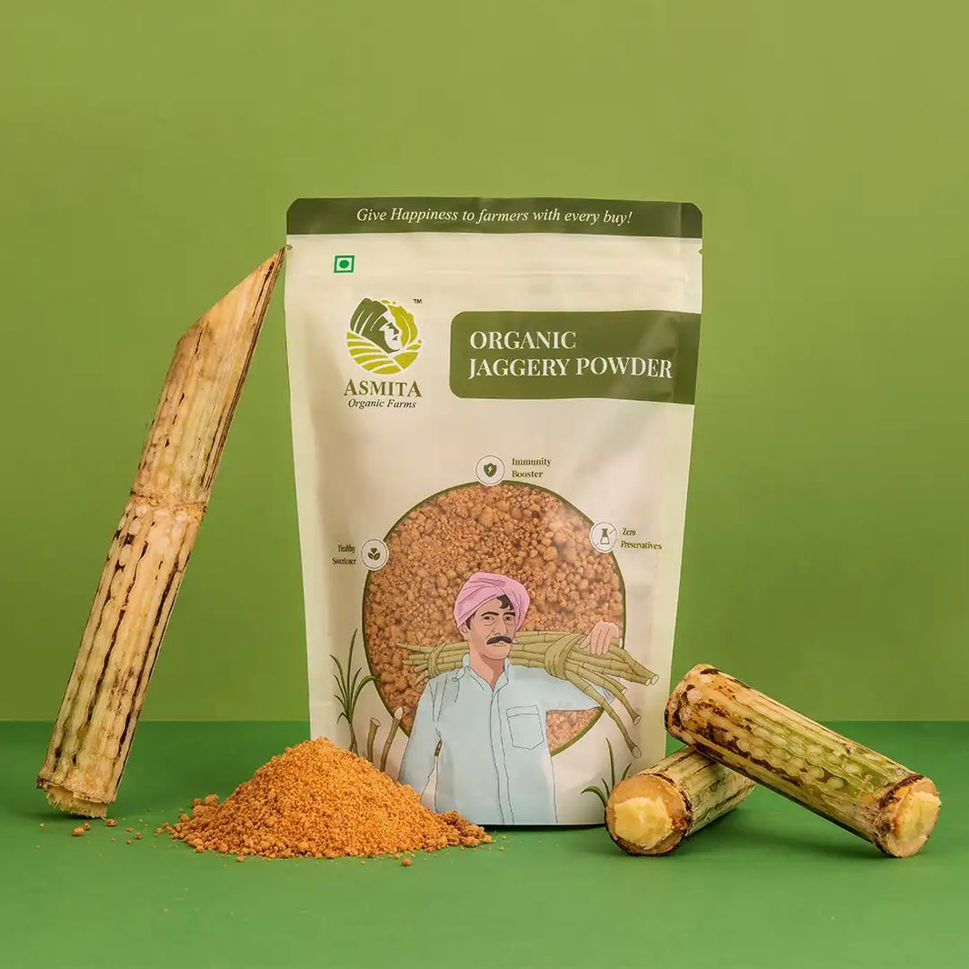 Organic Jaggery Powder - 500g | Pack of 3 - EarthBased 