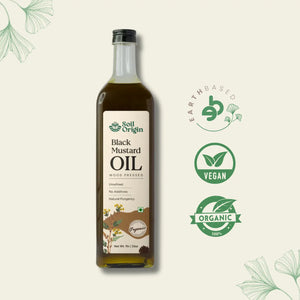 Wood-Pressed Black Mustard Oil | Soil Origin - EarthBased 