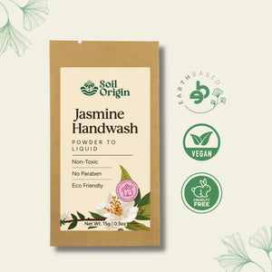 Powder to Liquid Handwash (Jasmine) | Pack of 4 - EarthBased 