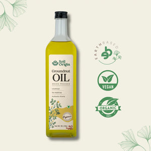 Wood-Pressed Groundnut Oil | Soil Origin - EarthBased 