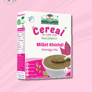 TummyFriendly Foods Organic Millet Khichdi Mix With Vegetables for Toddler Cereal (200 g) - EarthBased 