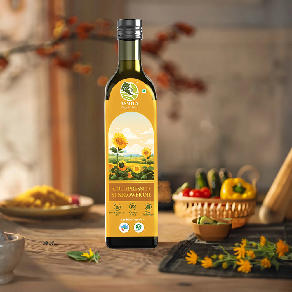 Organic Cold Pressed Sunflower Oil - EarthBased 