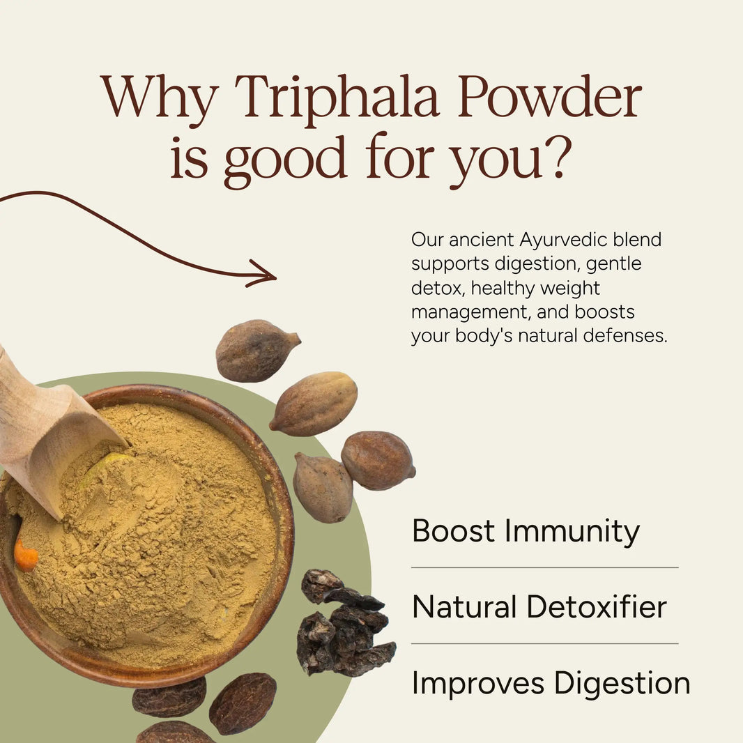 Triphala Powder | Soil Origin - EarthBased 