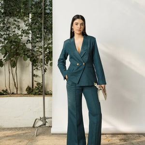 Double Breasted Blazer | Anushe Pirani - EarthBased 