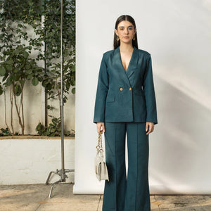 Double Breasted Blazer | Anushe Pirani - EarthBased 