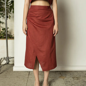 Draped Wrap-Around Skirt - EarthBased 