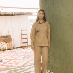 Tailored Pleated Pants - EarthBased 